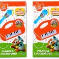Piano with microphone