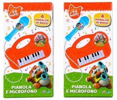 Piano with microphone